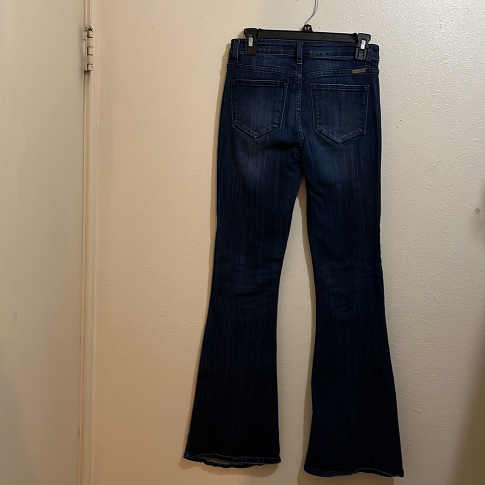 KanCan dark blue denim bell bottom denim jeans. Size 5 - Picture 5 of 7